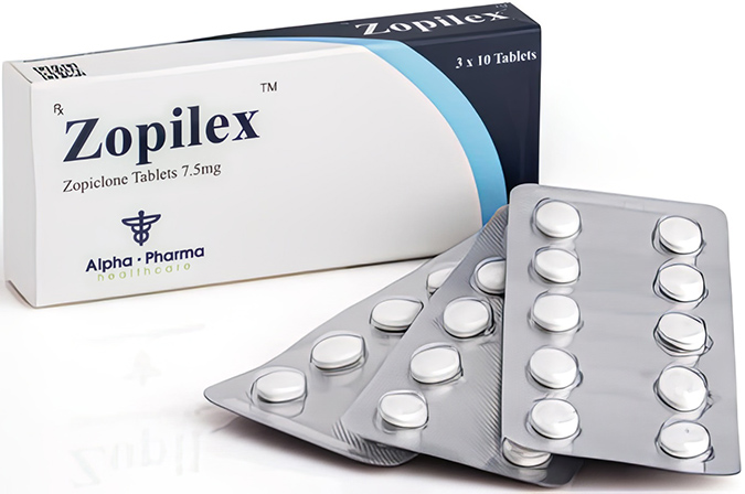 Zopilex™ Zopiclone 7.5mg Alpha Pharma